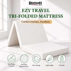 ROMATT EZY TRAVEL TRI-FOLDED MATTRESS
